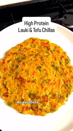 34g Protein Lauki Tofu Chilla | High-Protein Breakfast | Weight loss Recipe #HighProteinRecipe