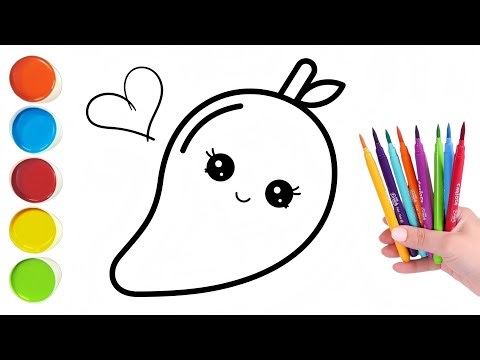 How To Draw 🥭 Mango || Step By Step Drawing