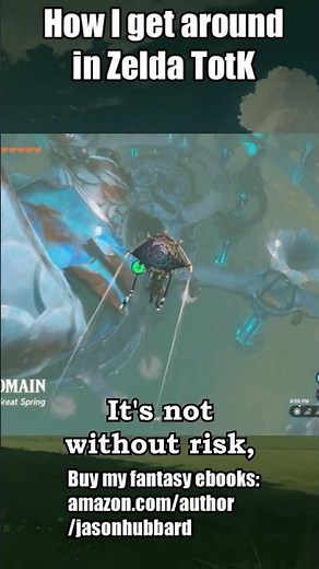 How I Get Around in Zelda TotK #zeldatearsofthekingdom #gaming