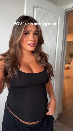 Camryn Cordova on Instagram: "third trimester be like 😅 #nesting #nestingmode #pregnancy #thirdtrimester"