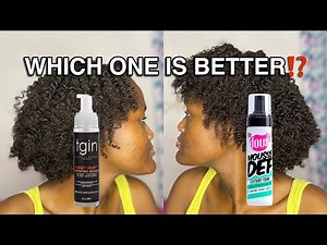 THE DOUX MOUSSE DEF TEXTURE FOAM VS. THE TGIN HONEY WHIP HYDRATING MOUSSE