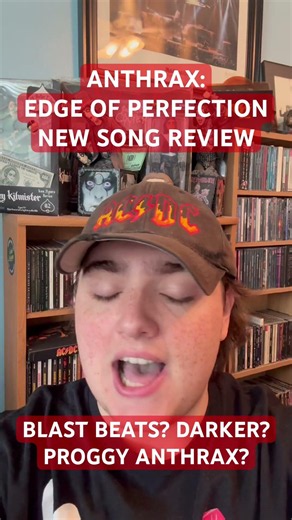 ANTHRAX: THE EDGE OF PERFECTION NEW SONG REVIEW | DARK, PROGGY THRASH? #anthrax #thrashmetal #short