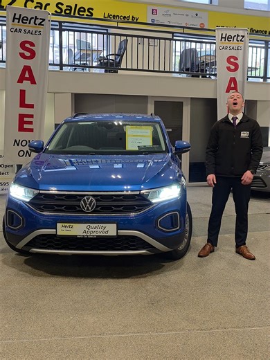 Want to drive in style in 2026? Check out this Volkswagen T Roc new to Hertz Car Sales Cork City! Call down to testdrive today or see more online via the link in bio #usedcarsales #usedcarscork