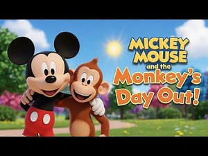 🐭 Mickey Mouse and the Funny Monkey 🐒 | Best Friends Adventure 🌈✨ | Kids Cartoon Story