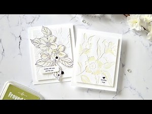 2 EASY Ideas for 3D Embossing Folders & GIVEAWAY!