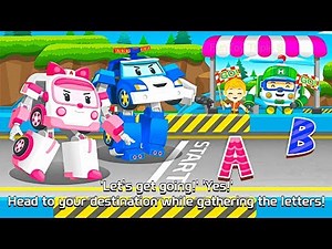 Learn the Alphabet with Robocar Poli cars