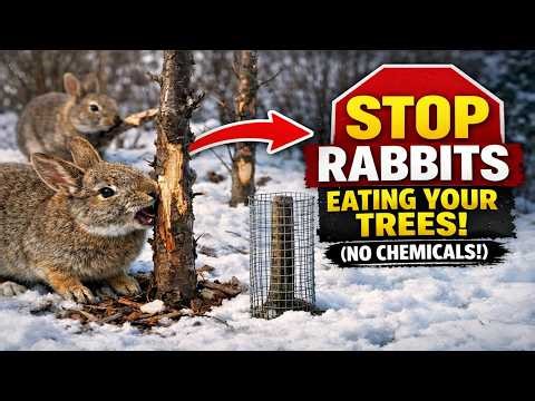 Stop Rabbits Eating Your Trees This Winter! (The Foolproof, No-Chemical Method)