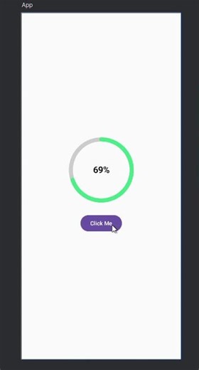 A cool progress animation in compose #mobile #ytshorts #shorts