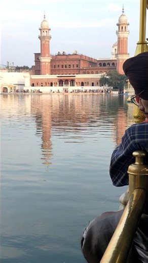 🌙 Golden Temple Night View ✨ | Waheguru Ji Blessings 🙏 #shorts