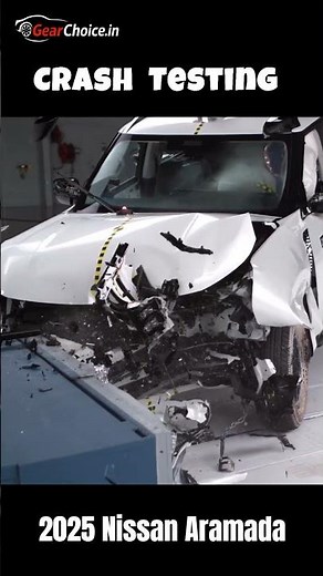 Nissan Armada CRASH TEST at 100 KM/H – Shocked by the Results#shorts