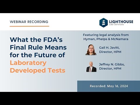 What the FDA's Final Rule Means for the Future of Laboratory Developed Tests