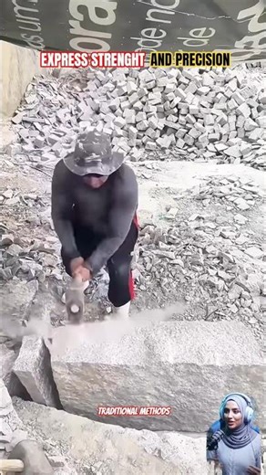 Traditional Methods of Splitting Stone : Revealing Strength and Precision