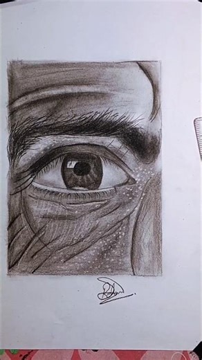 How to Draw Old Man Skin Texture Hyper Realistic ✏️🔥 | Step by Step Pencil Drawing Tutorial