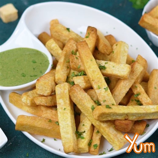 17K views · 97 reactions | Make your snack time special with these crunchy Suran Fries that bring joy to your taste buds Recipe* in the comment section! #EasyRecipe #homemade #tasty #fries #snacks #crunchy | Yum | Facebook