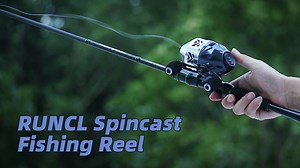 Watch RUNCL Spincast Fishing Reel on Amazon Live