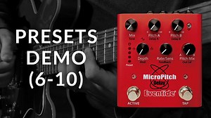 While great for those classic 80's rock tones, #MicroPitchDelay can also produce incredibly lush guitar tones. Dive into these five additional presets available by connecting your pedal to the free Eventide Device Manager (EDM) software. Learn more at etide.io/MicroPitchDelay | Eventide Audio