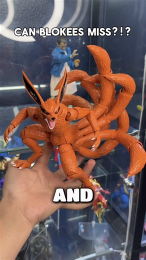 This Kurama Model Kit, is one of @blokees.official best! I’m so impressed with this model kit! It is amazing!! Great articulation, super screen acurate and even goes above and beyond with a TINY Naruto 🤣 Are you guys gonna be picking this model kit up?!? LMK! #naruto #blokees #kurama #anime #modelkit