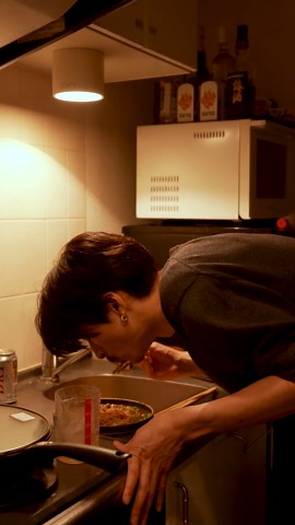 生姜焼きパスタの男飯レシピ