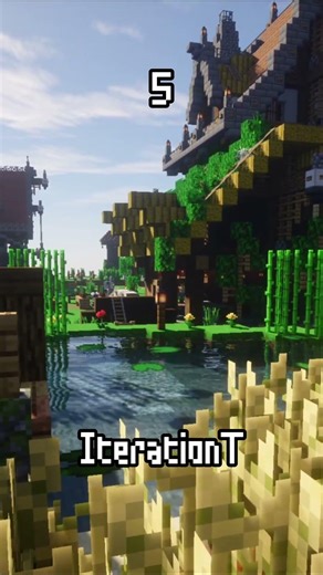 What shaders do you use? 💭 #minecraft #minecraftshaders #shaders #shadersrtxon #shorts