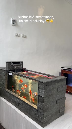 Kolam Ikan Minimalis di Teras Rumah