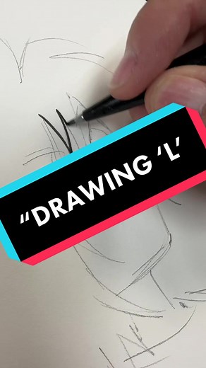 Drawing L from Death Note - Butch Hartman