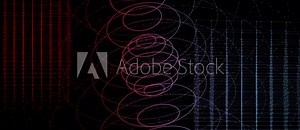 Blue and red an intricate circular pattern with lines emanating from the center, creating a mesmerizing and dynamic swirling effect