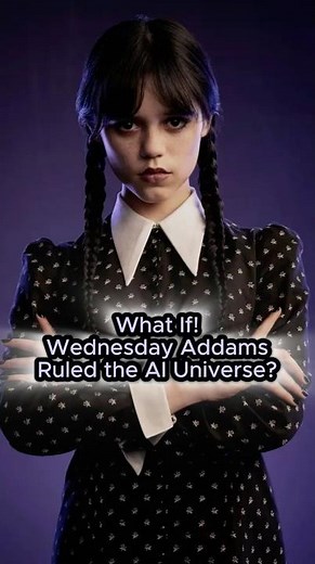What If Wednesday Addams Ruled the AI Universe? 🕷️🤖