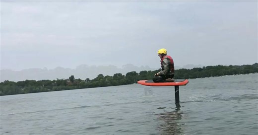 What's more exciting than paddleboarding and easier than windsurfing? eFoiling