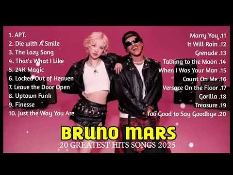 Bruno Mars Playlist - Greatest Hits Top 20 Hits Playlist of Bruno Mars #BrunoMars