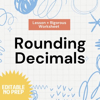 Rounding Decimals Lesson, Worksheet | 5.NBT.A.4 Place Value Math Practice 5th
