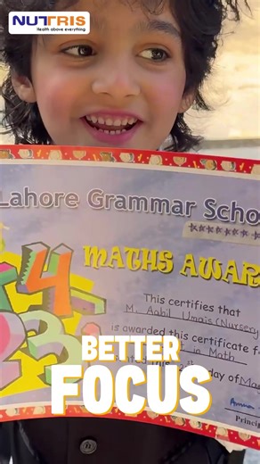 12 reactions · 3 comments | Give your little geniuses the edge they need with Proact Syrup, packed with Omega-3 Fatty Acids for: ✅ Sharper Memory ✅ Better Focus ✅ Healthy Brain Development ‍ Perfect for growing minds to thrive in school and beyond!  Delicious Taste  Safe & Natural Ingredients  Smart Kids, Bright Futures!   Order Now and support your child’s growth and learning journey! | Nutris Life Pakistan | Facebook