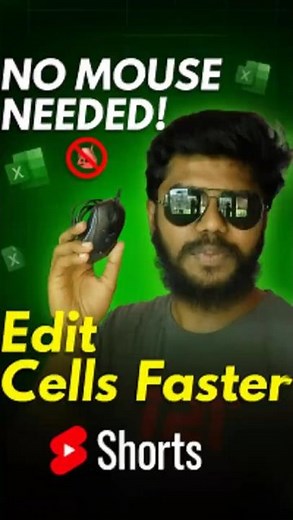 ✏️ Excel Shortcut – Double-Click இல்லாம Cell Edit பண்ணும் Trick! #Time2Tech #exceltips #exceltricks