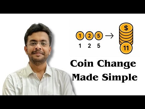 Coin Change Problem with Solved Example | Dynamic Programming | Minimum Coins Required | DAA 56