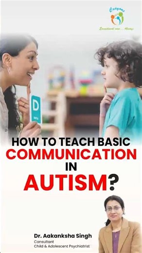 🗣️ How to Teach Basic Communication in Autism? 🤝