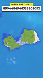 Perfect Minecraft survival island seed for two players