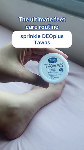 Our feet needs some love & care too! 🦶🏼#DEOplus #deodorantpowder #feetroutine #feetcare #deodorantph #freshfeel