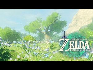 🌼 Flowering Hill by Rutile Lake｜Tears of the Kingdom｜ZELDA Ambience｜Relaxing Zelda BGM