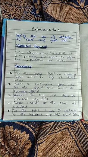 experiment 12.1 full solved \\\\ class 10 physics