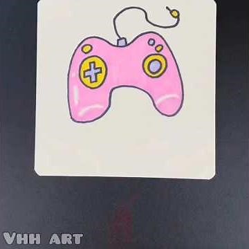 Game controller drawing #gamecontrollerdrawing #easydrawing #cutedrawing #drawing