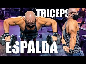 BACK AND TRICEPS Super Set Routine (WEDNESDAY) - gymtopz