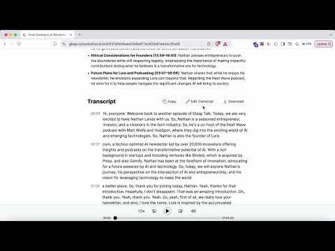 How to Edit Transcripts of Audio File