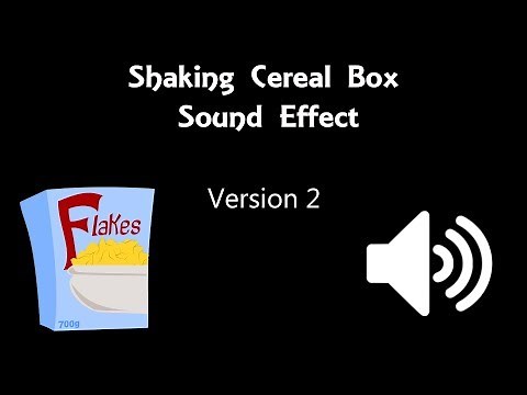 Shaking Cereal Box Sound Effect 2