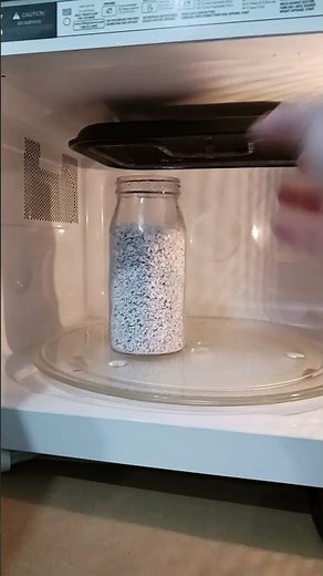 Regenerate Drierite desiccant in microwave