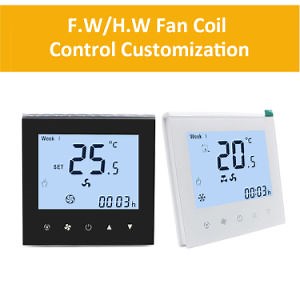 [Hot Item] Wf11-FC Ec Fan Motor Fcu Controller Digital Modbus Room AC Thermostat for Fan Coil Unit