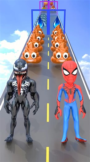 38K views · 194 reactions | BEST CLEAN RUN Challenge - Red Spidey vs Venom! Who Will You Help? | CoCo Car | Facebook