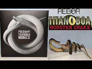 Rebor Titanoboa Cerrejonensis Monty Premium Edition Figure Unboxing and Review!