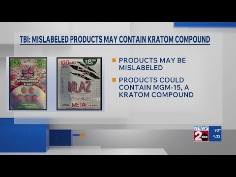 TBI: Mislabeled products may contain kratom compound