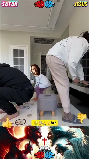 Where Jesus Is, Evil Cannot Stay✅✝️↔️❌👹 #god #fy #jesus #lord #christ #shorts