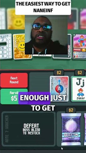The Easiest Way To Get Naneinf #shorts #balatro #gaming