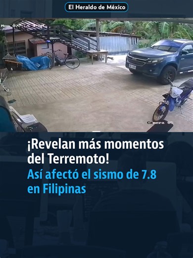 Un nuevo video muestra otro momento impactante tras el terremoto de magnitud 7.8 que sacudió la región sur de Filipinas la semana pasada.